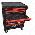  Инструментальная тележка GW-7ST Black (Great Wolf) 7 ящиков, увеличенные колеса с тормозом, ЦЗ, усиленная мни (4)