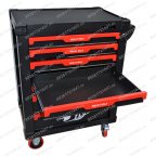  Инструментальная тележка GW-7ST Black (Great Wolf) 7 ящиков, увеличенные колеса с тормозом, ЦЗ, усиленная мни (5)