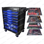  Инструментальная тележка с инструментом GW-7ST1 Blue (Great Wolf, 249поз), 7 ящиков, увеличенные колеса с тормозом, ЦЗ мни (1)