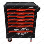  Инструментальная тележка с инструментом GW-7ST2 Black (Great Wolf, 324поз), 7 ящиков, увеличенные колеса с тормозом, ЦЗ, усиленная мни (3)