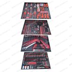  Инструментальная тележка с инструментом GW-7ST2 Black (Great Wolf, 324поз), 7 ящиков, увеличенные колеса с тормозом, ЦЗ, усиленная мни (2)