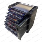  Инструментальная тележка с инструментом GW-8ST 248 BLUE SET (Great Wolf, 248поз), 8 ящиков, увеличенные колеса с тормозом, ЦЗ, усиленная мни (3)