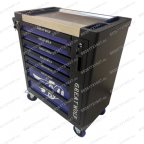  Инструментальная тележка GW-8ST BLUE Great Wolf (8 ящиков, центральный замок, колеса с блокировкой, усиленная) мни (0)