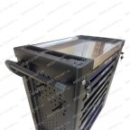  Инструментальная тележка GW-8ST BLUE Great Wolf (8 ящиков, центральный замок, колеса с блокировкой, усиленная) мни (3)