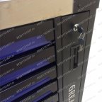  Инструментальная тележка GW-8ST BLUE Great Wolf (8 ящиков, центральный замок, колеса с блокировкой, усиленная) мни (10)