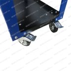  Инструментальная тележка GWT-B3 (3 полки, колеса с тормозом, синяя) мни (3)