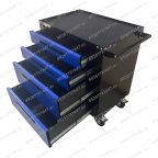  Инструментальная тележка GWT-B4 Great Wolf 4 ящика, колеса с тормозом, синяя мни (1)