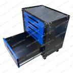 Инструментальная тележка GWT-B5 (5 ящиков, колеса с тормозом, синяя) мни (8)