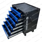  Инструментальная тележка GWT-B6S (6 ящиков, ЦЗ, увеличенные колеса с тормозом, доводчики, синяя) мни (1)