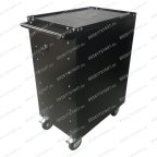  Инструментальная тележка GWT-B7L (7 ящиков, центральный замок, колеса с тормозом, синяя) мни (5)