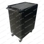  Инструментальная тележка GWT-B7L (7 ящиков, центральный замок, колеса с тормозом, синяя) мни (3)