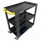  Инструментальная тележка GWT-G3 Great Wolf, 3 полки, колеса с тормозом, серая мни (0)