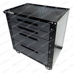  Инструментальная тележка GWT-G4 Great Wolf 4 ящика, колеса с тормозом, серая мни (1)