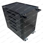  Инструментальная тележка GWT-G5, 5 ящиков, колеса с тормозом, серая, Great Wolf мни (3)