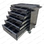  Инструментальная тележка GWT-G5, 5 ящиков, колеса с тормозом, серая, Great Wolf мни (1)