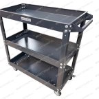  Инструментальная тележка GWT-K3G Great Wolf 3 полки, колеса с тормозом, серая мни (0)