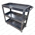  Инструментальная тележка GWT-K3G Great Wolf 3 полки, колеса с тормозом, серая мни (1)