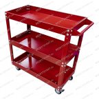  Инструментальная тележка GWT-K3R Great Wolf 3 полки, колеса с тормозом, красная мни (0)
