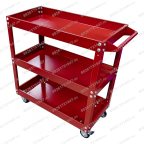  Инструментальная тележка GWT-K3R Great Wolf 3 полки, колеса с тормозом, красная мни (1)