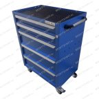  Инструментальная тележка GWT-K5B Great Wolf 5 ящиков, цз, колеса с тормозом, синяя мни (0)