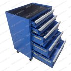  Инструментальная тележка GWT-K5B Great Wolf 5 ящиков, цз, колеса с тормозом, синяя мни (2)