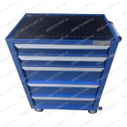  Инструментальная тележка GWT-K5B Great Wolf 5 ящиков, цз, колеса с тормозом, синяя мни (5)