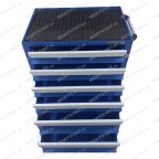  Инструментальная тележка GWT-K6B Great Wolf 6 ящиков, цз, колеса с тормозом, синяя мни (4)