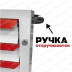  Инструментальная тележка GWT-K6W Great Wolf 6 ящиков, цз, колеса с тормозом, белая мни (5)