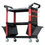  ТЕЛЕЖКА с пластиковыми полками Nordberg T3 мни (2)