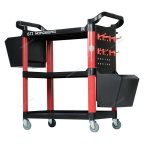  ТЕЛЕЖКА с пластиковыми полками Nordberg T3 мни (5)