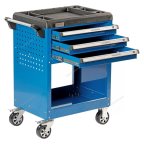  Тележка инструментальная профессиональная 3 полоки+открытый отсек NORDBERG T4N мни (2)