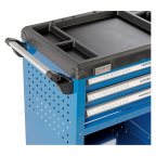  Тележка инструментальная профессиональная 3 полоки+открытый отсек NORDBERG T4N мни (7)