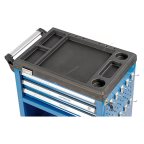  Тележка инструментальная профессиональная 3 полоки+открытый отсек NORDBERG T4N мни (9)