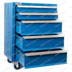  Тележка инструментальная Rossvik Т05-5015, 5 выдвижных ящиков, ц/замок,670х450х930h мни (2)