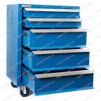  Тележка инструментальная Rossvik Т05-5015, 5 выдвижных ящиков, ц/замок,670х450х930h мни (1)