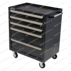  Тележка инструментальная Rossvik T05L-7016, 5 выдвижных ящиков, ц/замок, 670*450*835hмм мни (1)