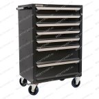  Тележка инструментальная Rossvik T07H-7016, 7 выдвижных ящиков, ц/замок, 670*450*1040hмм мни (0)