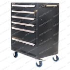  Тележка инструментальная Rossvik T06-7016, 6 выдвижных ящиков, ц/замок, 670*450*930hмм мни (1)
