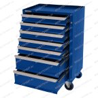  Тележка инструментальная Rossvik T07H-5015, 7 выдвижных ящиков, ц/замок, 670*450*1040hмм мни (1)