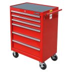  Тележка инструментальная с 6 ящиками, красного цвета мни (0)