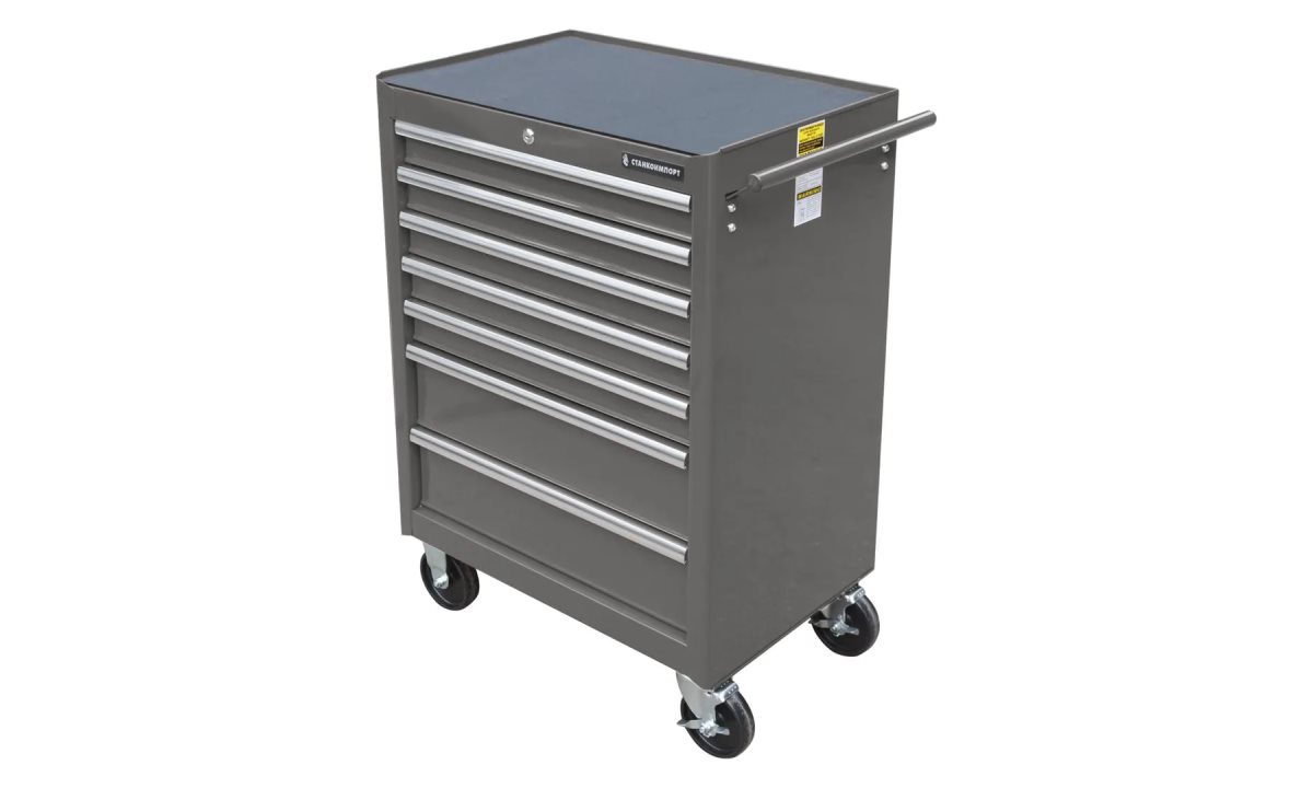  Тележка инструментальная с 7 ящиками, серого цвета (0)