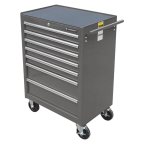  Тележка инструментальная с 7 ящиками, серого цвета мни (0)