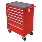  Тележка инструментальная с 7 ящиками, красного цвета мни (0)