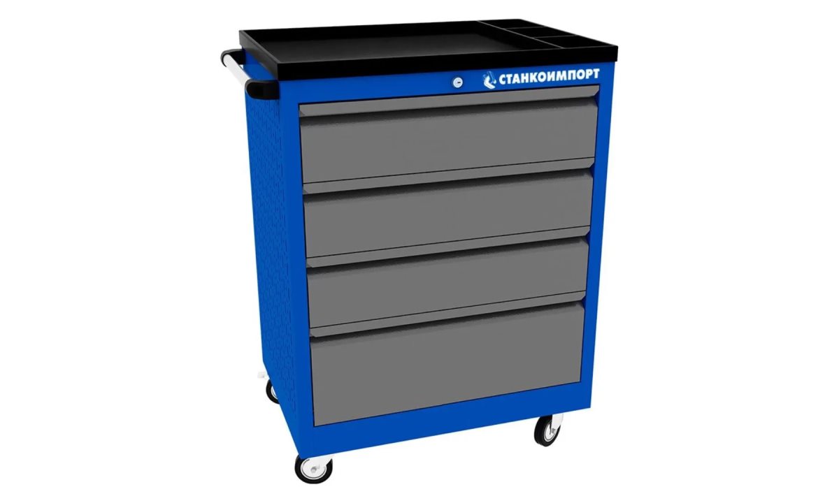  Тележка инструментальная с 4 ящиками СТАНКОИМПОРТ PROFFI 950.4 (0)
