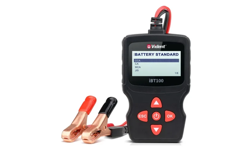 Тестер аккумуляторной батареи 12В iBT 100 VIDENT фото