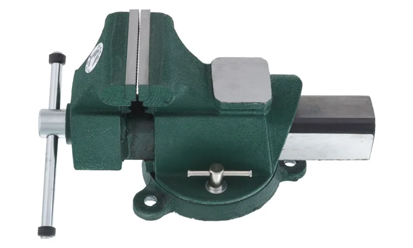 Тиски верстачные с наковальней 100 мм, 5411-04, HANS фото