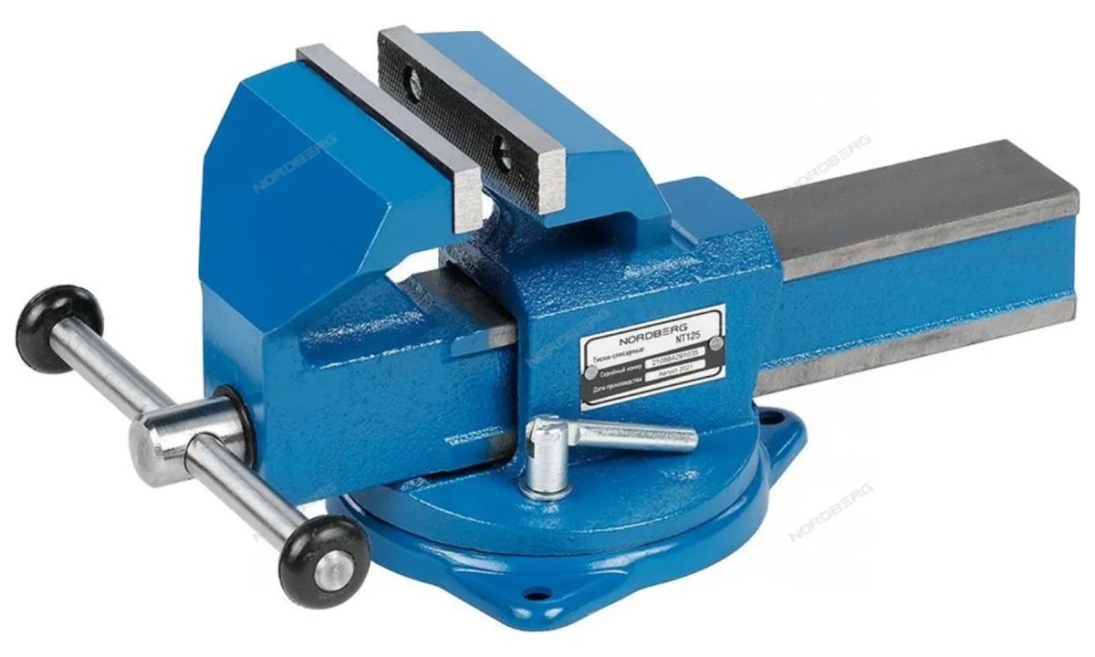  Тиски слесарные NORDBERG NT125 (0)