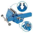  Тиски слесарные стальные NORDBERG NTS100 мни (1)