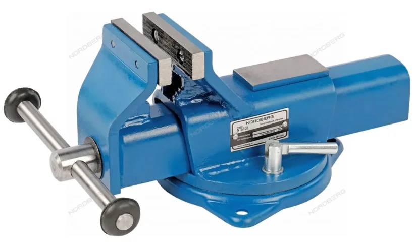 Тиски слесарные стальные NORDBERG NTS100 фото