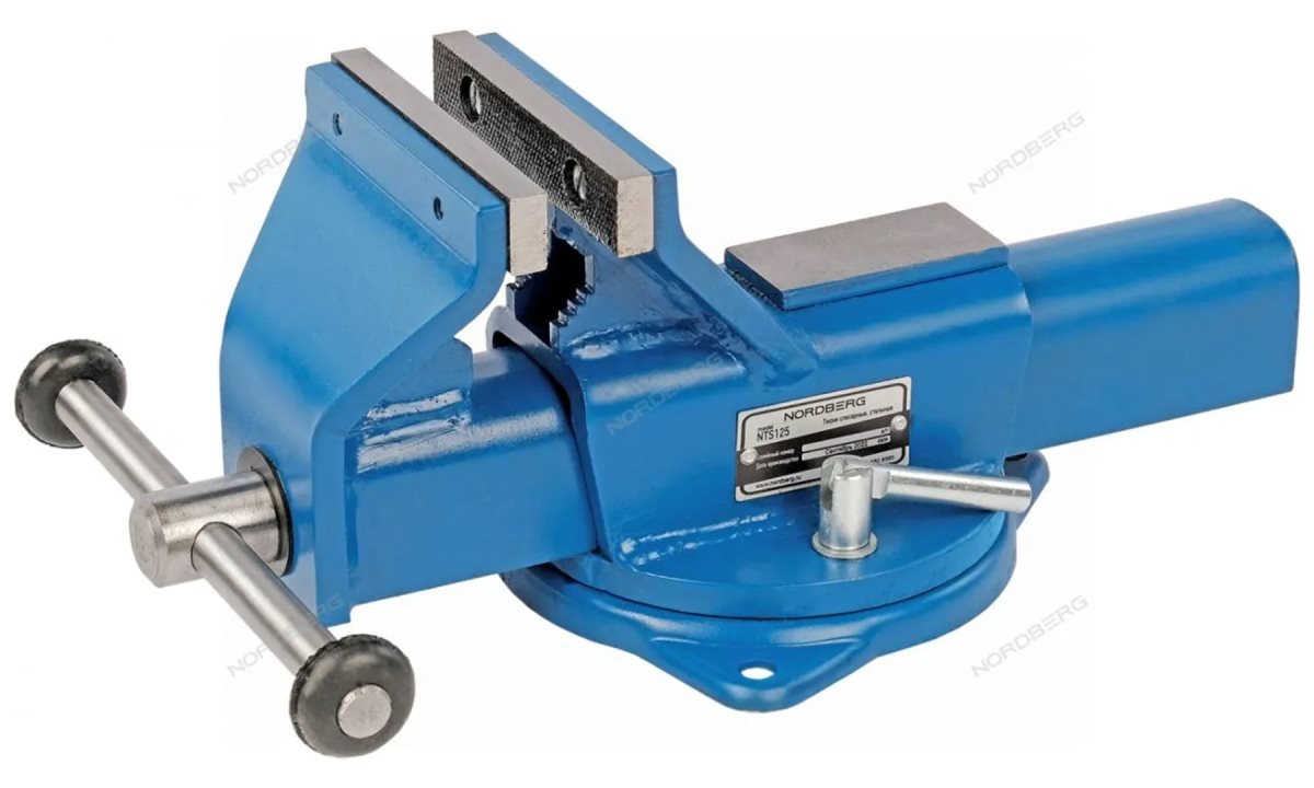  Тиски слесарные стальные NORDBERG NTS125 (0)